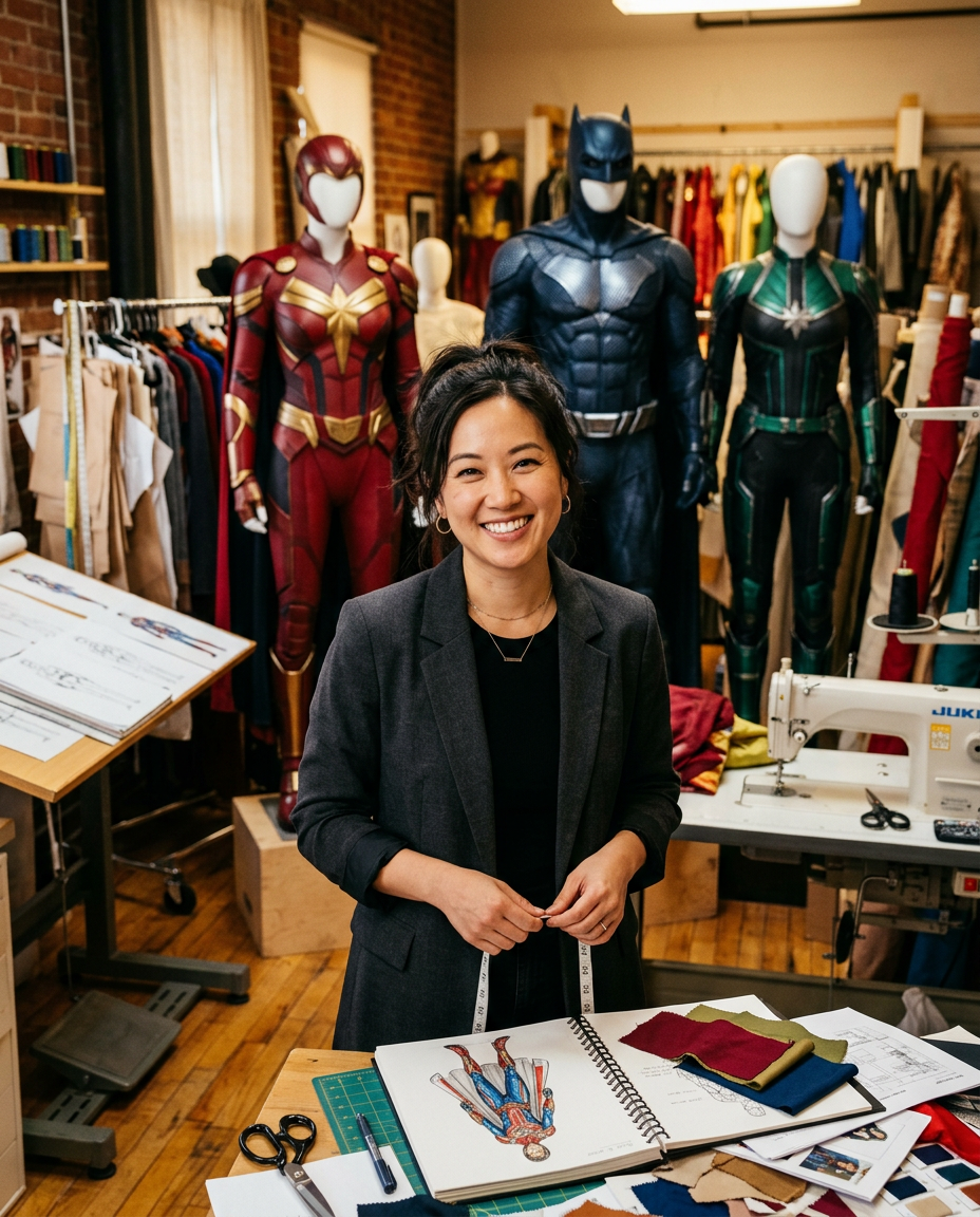 Sarah Chen, master costume designer at HeroThread